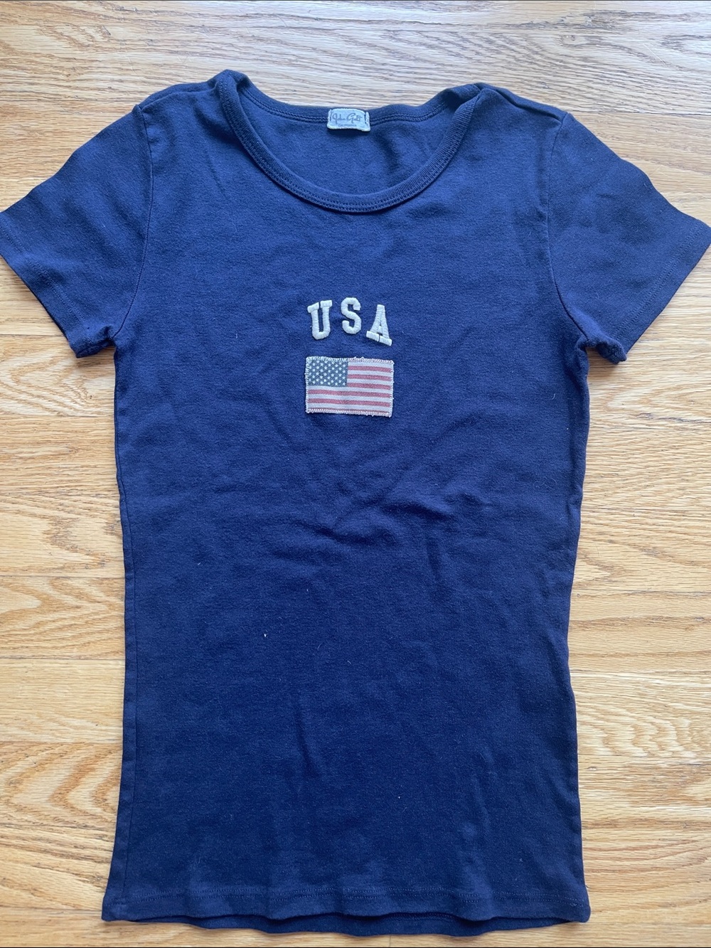 John Galt - Navy USA Flag Graphic Tee